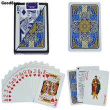 Load image into Gallery viewer, 100% PVC Poker Cards Waterproof Texas Hold'em Playing Cards Black Jack Plastic Game Card Poker Game Board Game Card Dropship 1Pc