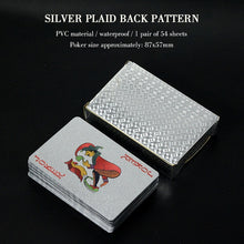 Load image into Gallery viewer, 100% PVC Poker Cards Waterproof Texas Hold'em Playing Cards Black Jack Plastic Game Card Poker Game Board Game Card Dropship 1Pc