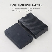 Load image into Gallery viewer, 100% PVC Poker Cards Waterproof Texas Hold'em Playing Cards Black Jack Plastic Game Card Poker Game Board Game Card Dropship 1Pc
