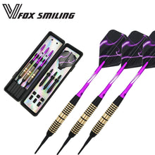 Load image into Gallery viewer, Professional Electronic Soft Tip Darts 18g Darts With Aluminum Alloy Shaft Purple Color
