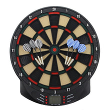 Load image into Gallery viewer, Electronic Darts Board Set Automatic LCD Scoring Display Score Dart Plate Board With Voice 27 Games With 6pcs Soft Darts 15 Inch

